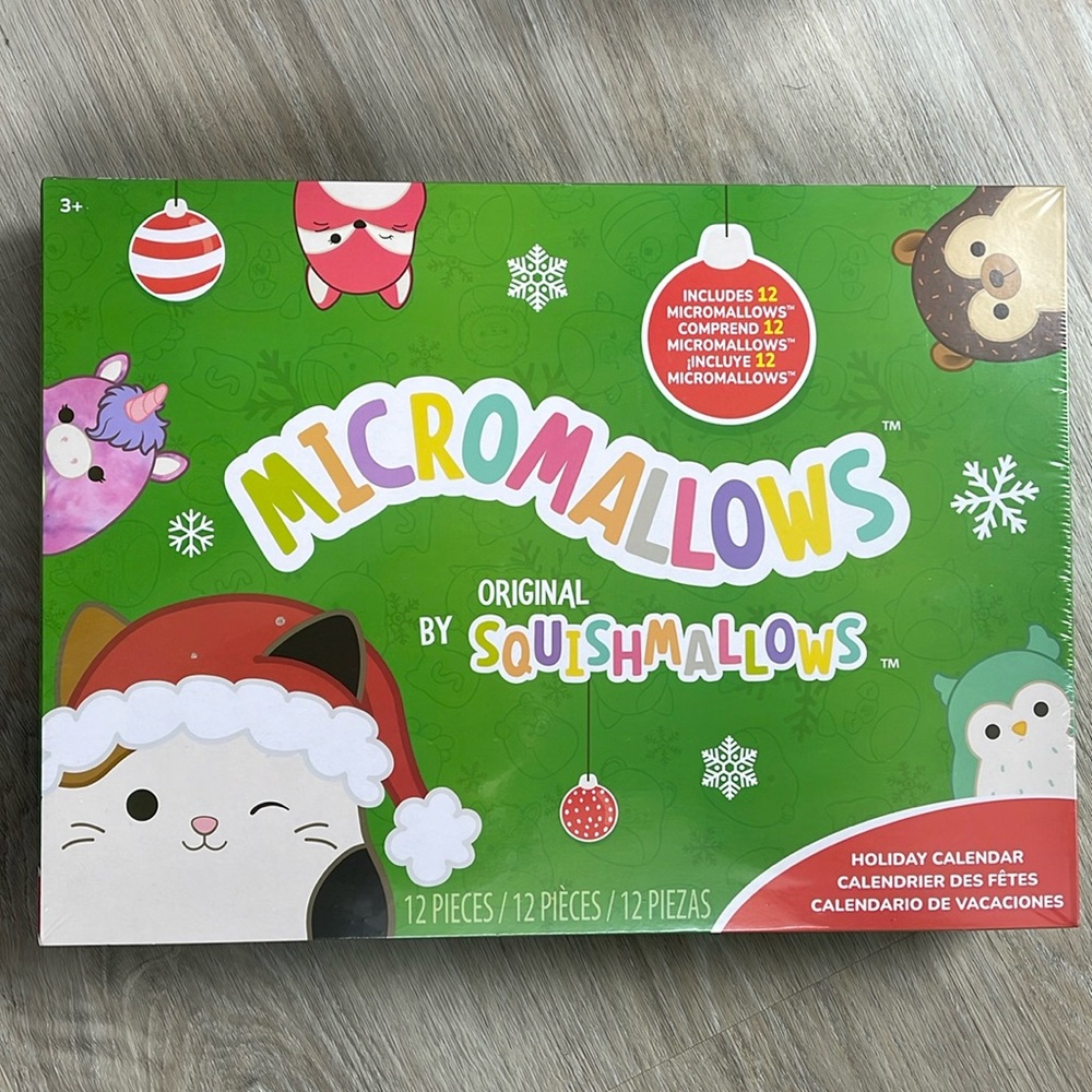 Squishmallow 12 day Advent calendar -  12 adorable plush NEW